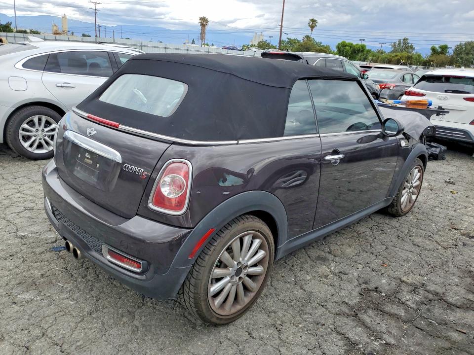 2012 Mini VIN WMWZP3C55CT250913 COPART salvage auction — FRONT END, Ca - Salvage Certificate, sold $675 on 2026-08-06 (photo 3)