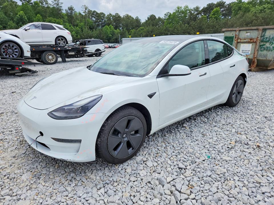 2023 Tesla VIN 5YJ3E1EA4PF549170 COPART salvage auction — REAR END, Ga - Cert Of Title-Salvage, sold $9,300 on 2026-07-16 (photo 1)