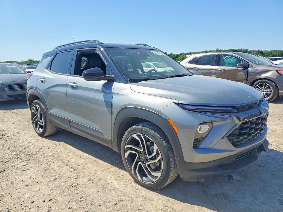 2024 Chevrolet Trailblazer VIN KL79MTSL6RB103328 COPART salvage auction — HAIL, Ks - Certificate Of Title, sold $125 on 2026-07-28 (photo 4)