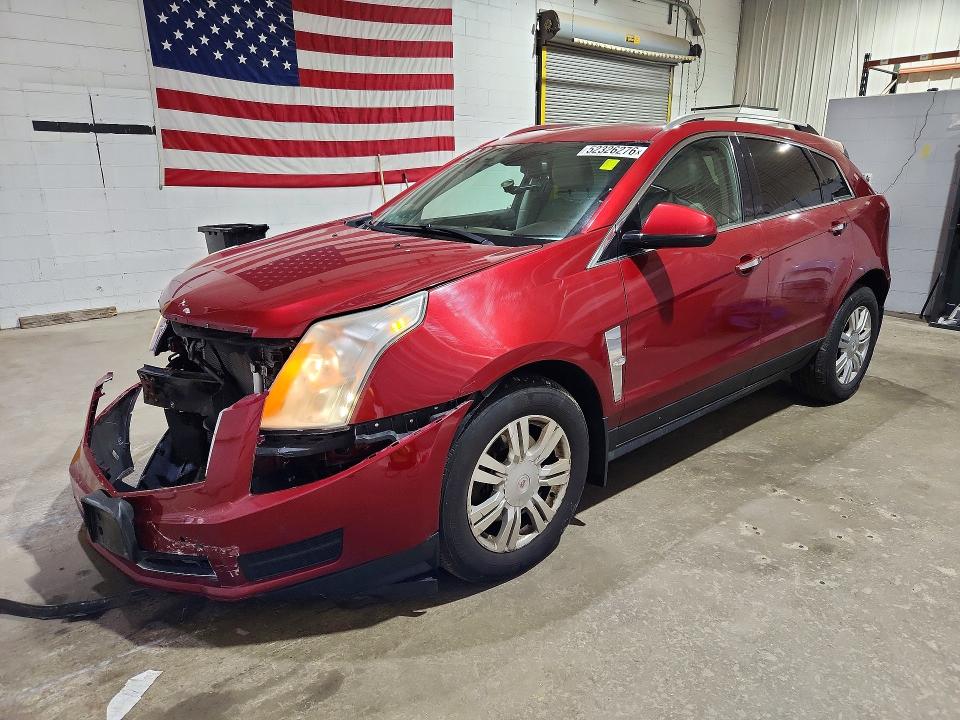 2012 Cadillac Srx VIN 3GYFNDE33CS516673 COPART salvage auction — FRONT END, MA - CERT OF TITLE-RECONSTRCTD COLL, sold $475 on 2026-07-02 (photo 1)
