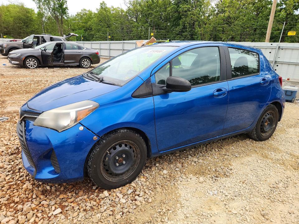 2015 Toyota Yaris VIN VNKKTUD30FA035482 COPART salvage auction — HAIL, Mo - Salvage Certificate Of Title, sold $1,800 on 2026-07-28 (photo 1)