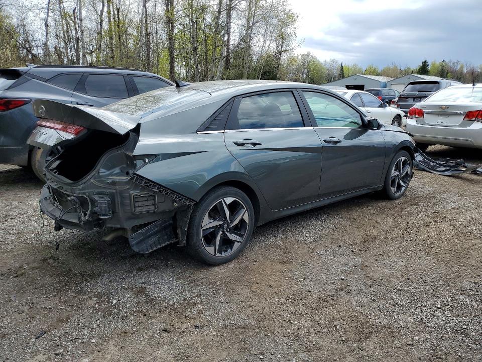 2021 Hyundai VIN KMHLN4AG4MU069026 COPART salvage auction — REAR END, Salvage Title, sold $2,150 on 2026-07-14 (photo 3)