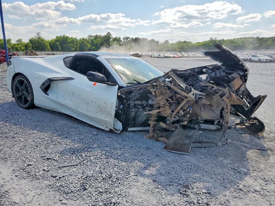 2024 Chevrolet Corvette VIN 1G1YA2D47R5127748 COPART salvage auction — ROLLOVER, Ga - Cert Of Title-Salvage, sold $17,300 on 2026-07-02 (photo 4)