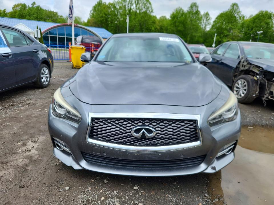 2015 Infiniti Q50 VIN JN1BV7AR0FM392983 COPART salvage auction — FRONT END, Ma - Cert Of Title-Salvage, sold $1,800 on 2026-07-02 (photo 5)