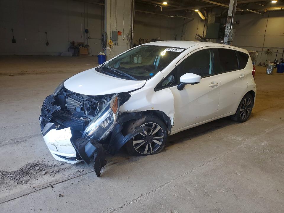 2017 Nissan Versa note VIN 3N1CE2CP3HL381816 COPART salvage auction — FRONT END, NS - SALVAGE TITLE, sold $325 on 2026-07-09 (photo 1)