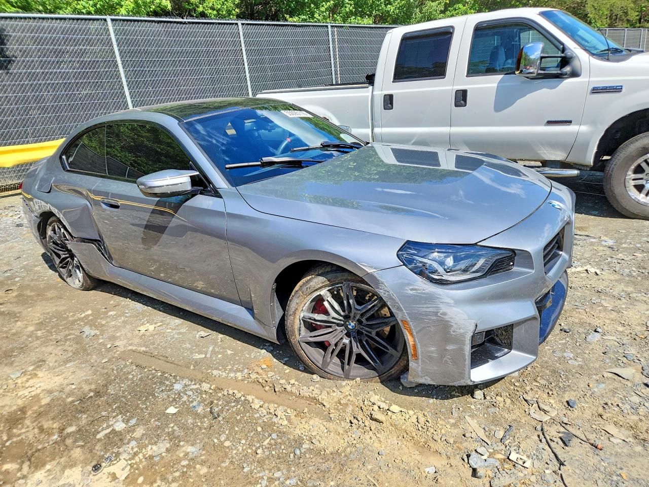2025 BMW M2 VIN 3MF23DM08S8F64552 COPART salvage auction — Side, MD - CERT OF SALVAGE > 75% DAMAGE, sold $34,750 on 2026-07-02 (photo 4)