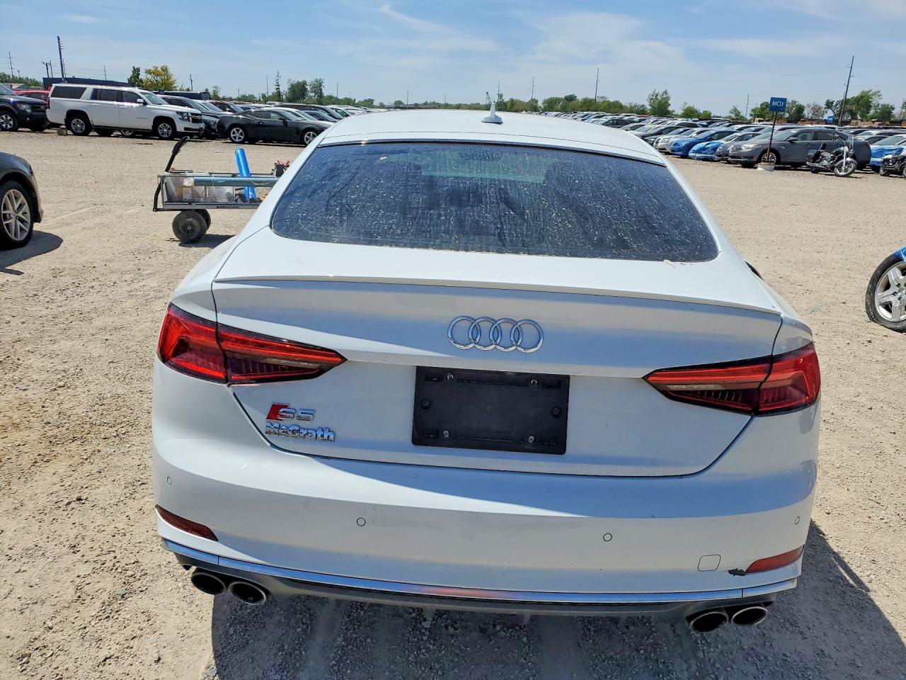 2018 Audi S5 VIN WAUC4CF53JA011167 COPART salvage auction — Front End, IA - CERT OF TITLE-SALVAGE TITLE, sold $3,250 on 2026-07-01 (photo 6)