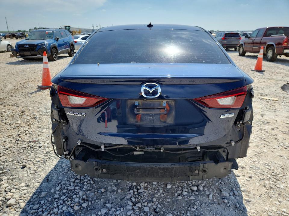 2018 Mazda 3 VIN 3MZBN1V34JM238884 COPART salvage auction — REAR END, Tx - Salvage Vehicle Title, sold $4,350 on 2026-07-09 (photo 6)
