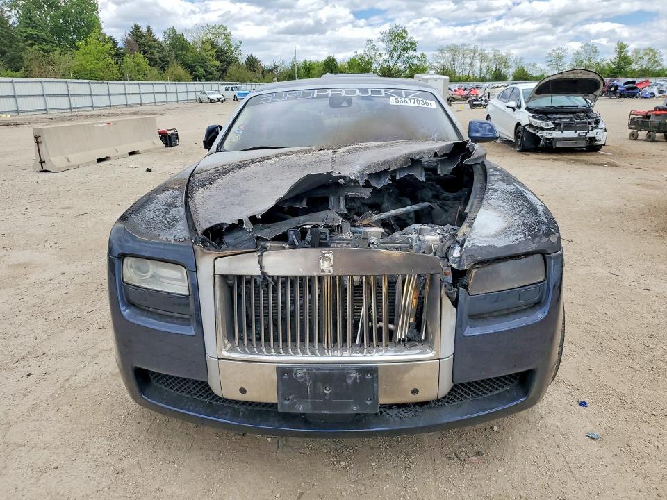 2012 Rolls-royce Ghost VIN SCA664S56CUX50709 COPART salvage auction — ENGINE BURN, Il - Salvage Certificate, sold $18,200 on 2026-07-21 (photo 5)