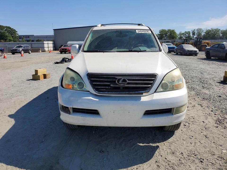 2005 Lexus Gx 470 VIN JTJBT20XX50078685 COPART salvage auction — FRONT END, SC - CERT OF TITLE-SALVAGE, sold $2,850 on 2026-07-15 (photo 5)