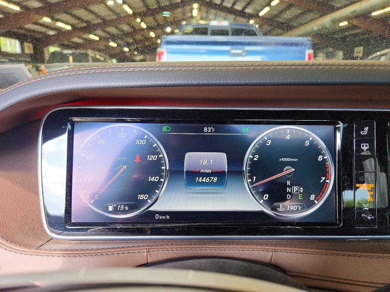 2015 Mercedes-benz S class VIN WDDUG8FB1FA088487 COPART salvage auction — MINOR DENT/SCRATCHES, Ny - Certificate Of Title (P), sold $11,000 on 2026-07-30 (photo 9)