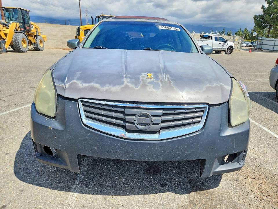 2007 Nissan Maxima VIN 1N4BA41E27C843784 COPART salvage auction — FRONT END, Ca - Salvage Certificate, sold $325 on 2026-07-09 (photo 5)