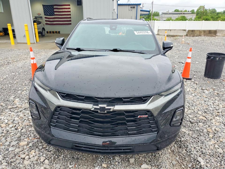 2022 Chevrolet Blazer VIN 3GNKBERS2NS222616 COPART salvage auction — REAR END, Oh - Cert Of Title-Salvage, sold $6,300 on 2026-07-02 (photo 5)