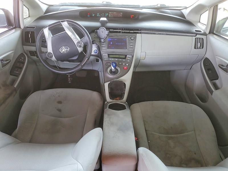 2013 Toyota Prius VIN JTDKN3DUXD5619223 COPART salvage auction — VANDALISM, Ca - Salvage Certificate, sold $475 on 2026-07-28 (photo 8)