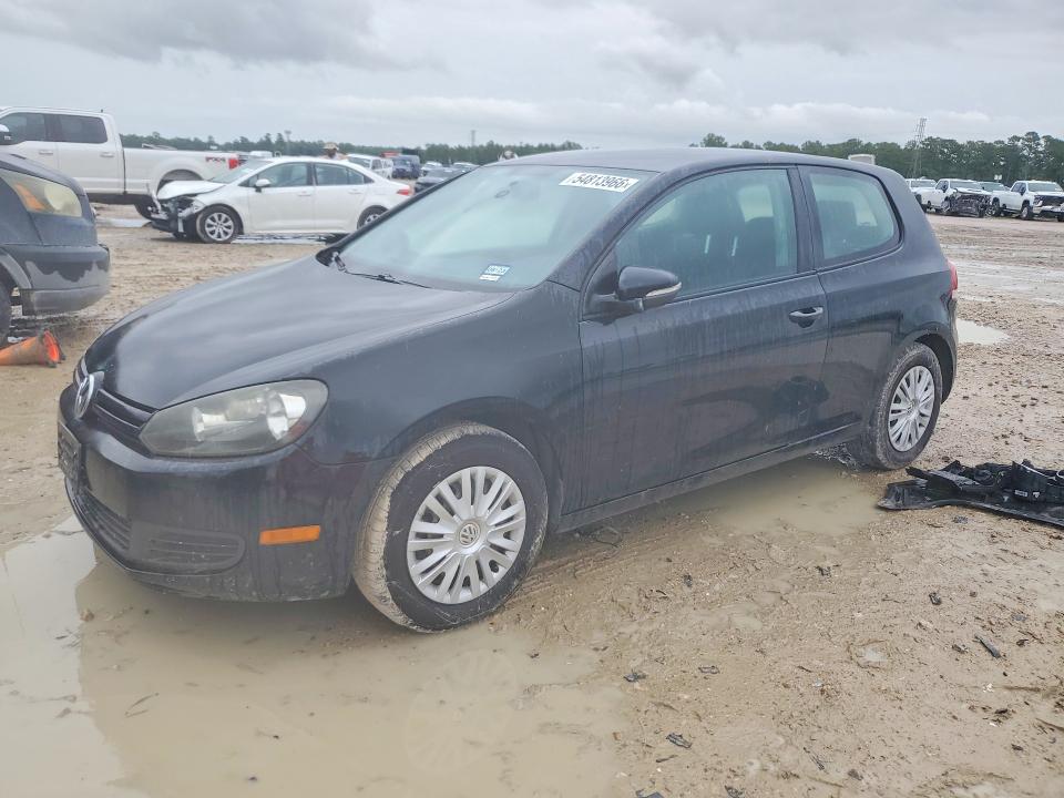 2012 Volkswagen Golf VIN WVWAB7AJ6CW247989 COPART salvage auction — MECHANICAL, Tx - Certificate Of Title, sold $900 on 2026-07-31 (photo 1)