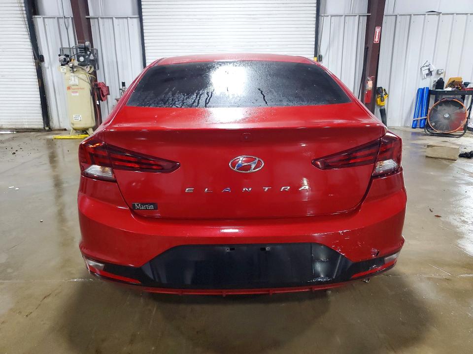 2019 Hyundai Elantra VIN KMHD74LF3KU791247 COPART salvage auction — VANDALISM, Pa - Cert Of Salvage-Theft, sold $2,300 on 2026-07-15 (photo 6)