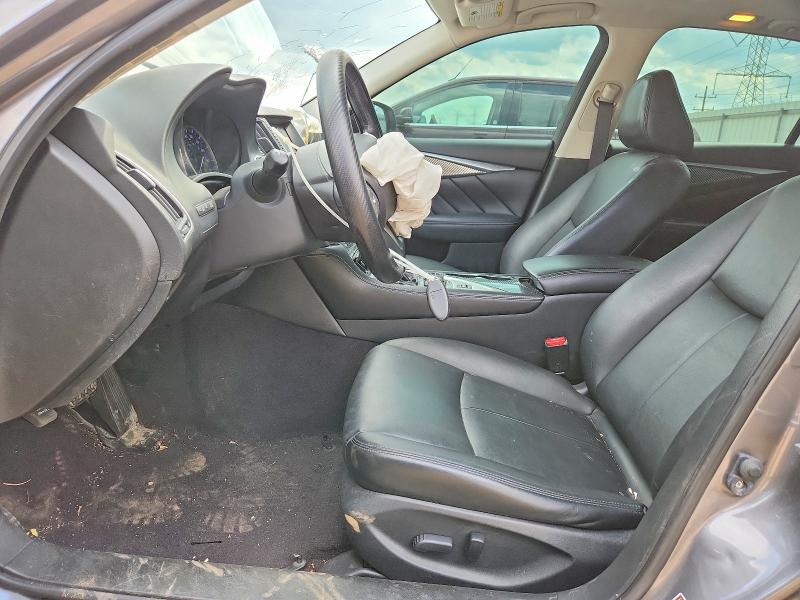 2015 Infiniti Q50 VIN JN1BV7AR9FM396594 COPART salvage auction — FRONT END, IL - SALVAGE CERTIFICATE, sold $3,850 on 2026-07-07 (photo 7)