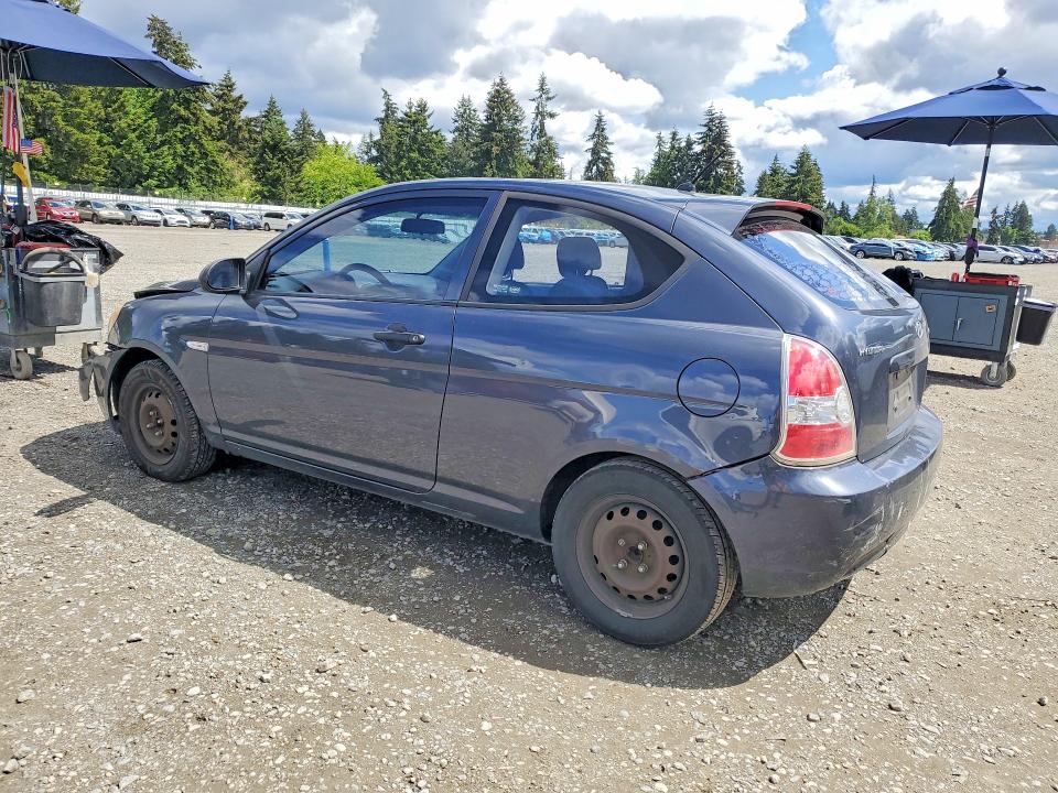 2008 Hyundai Accent VIN KMHCM36C68U097970 COPART salvage auction — FRONT END, WA - BILL OF SALE, sold $175 on 2026-07-31 (photo 2)