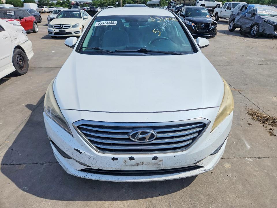 2016 Hyundai VIN 5NPE24AF0GH389858 COPART salvage auction — NORMAL WEAR, Mt - Certificate Of Title, sold $875 on 2026-07-02 (photo 5)