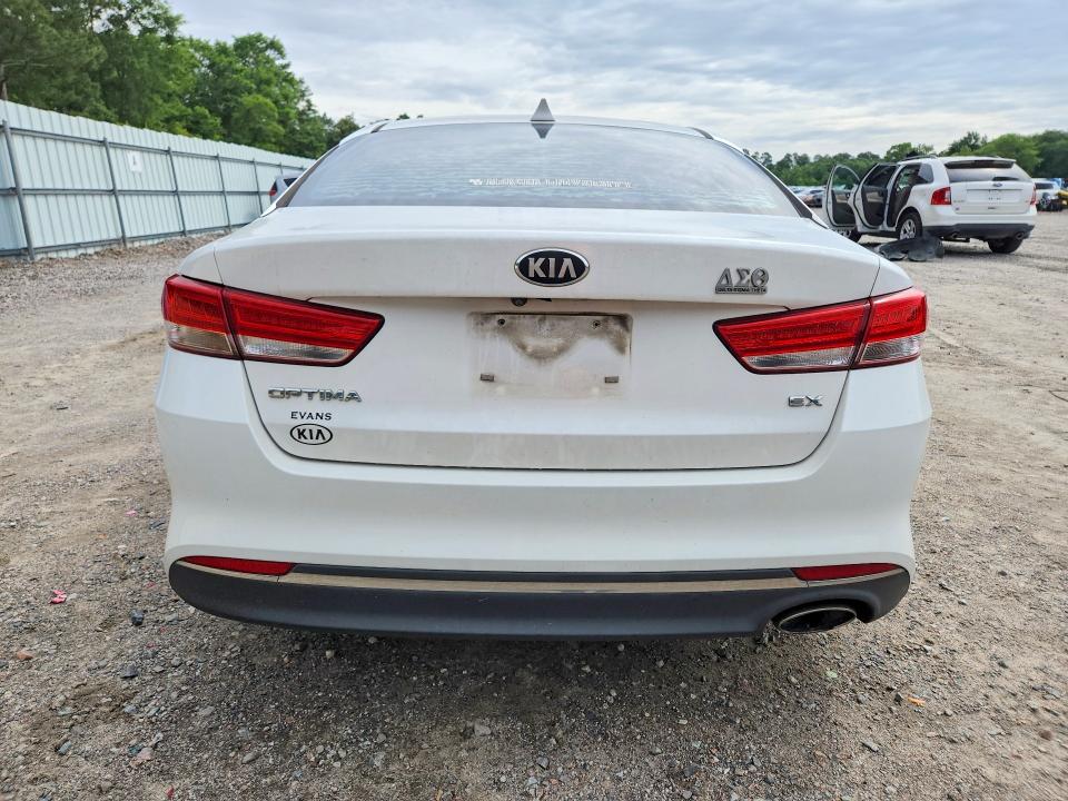 2016 Kia Optima VIN 5XXGU4L39GG074851 COPART salvage auction — FRONT END, GA - CERT OF TITLE-SALVAGE, sold $200 on 2026-07-07 (photo 6)