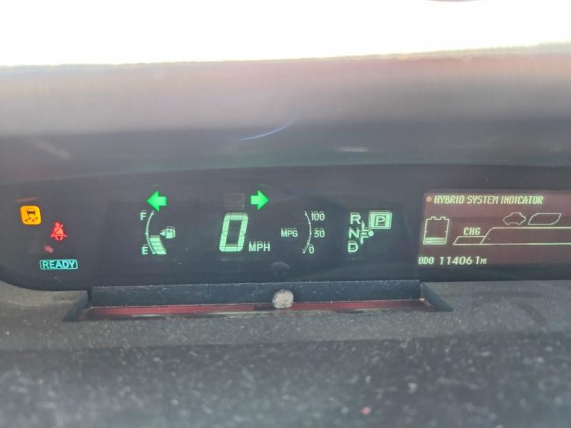 2013 Toyota Prius VIN JTDKN3DU3D1648036 COPART salvage auction — FRONT END, Tx - Salvage Vehicle Title, sold $3,400 on 2026-07-10 (photo 9)