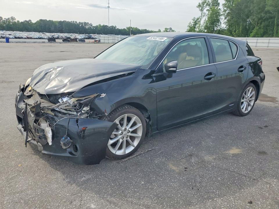2012 Lexus Ct VIN JTHKD5BH2C2102954 COPART salvage auction — FRONT END, Nc - Salvage Certificate Of Title, sold $275 on 2026-07-21 (photo 1)