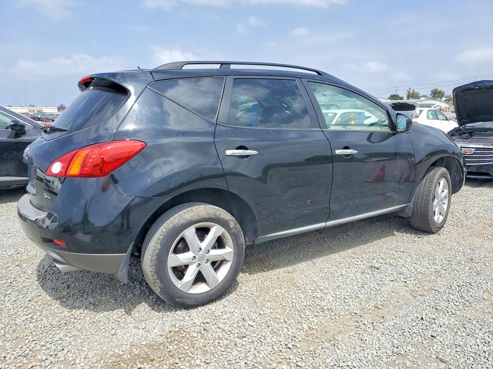 2010 Nissan Murano VIN JN8AZ1MU7AW012128 COPART salvage auction — VANDALISM, Ca - Salvage Certificate, sold $200 on 2026-07-31 (photo 3)