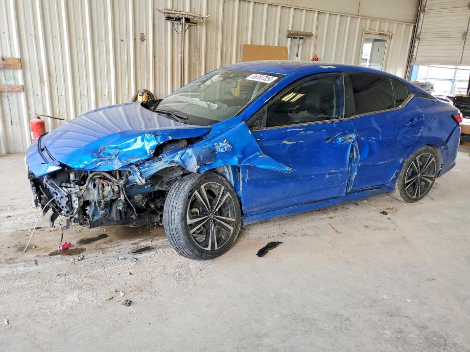 2023 Nissan Sentra VIN 3N1AB8DV2PY314464 COPART salvage auction — SIDE, Tx - Salvage Vehicle Title, sold $1,550 on 2026-07-24 (photo 1)