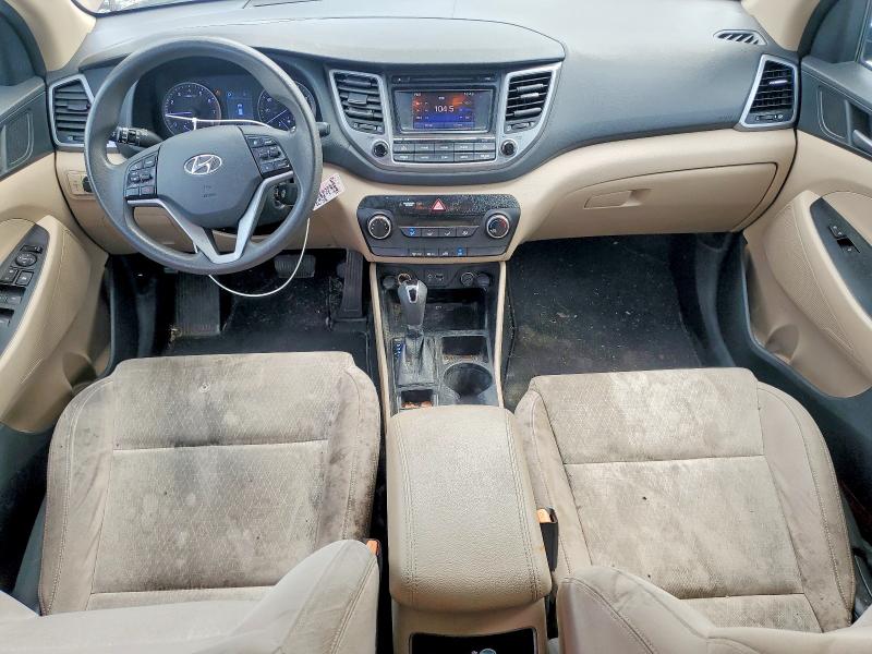 2017 Hyundai VIN KM8J33A22HU332888 COPART salvage auction — FRONT END, Tx - Salvage Vehicle Title, sold $2,100 on 2026-07-20 (photo 8)
