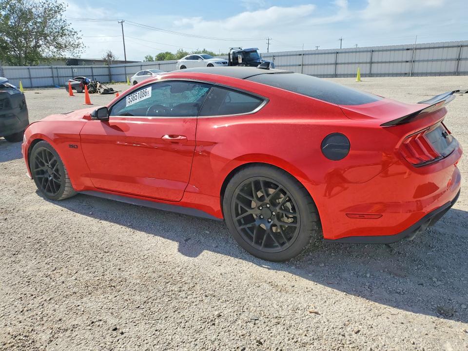 2022 Ford Mustang VIN 1FA6P8CF5N5115102 COPART salvage auction — FRONT END, Tx - Certificate Of Title, sold $15,800 on 2026-07-09 (photo 2)