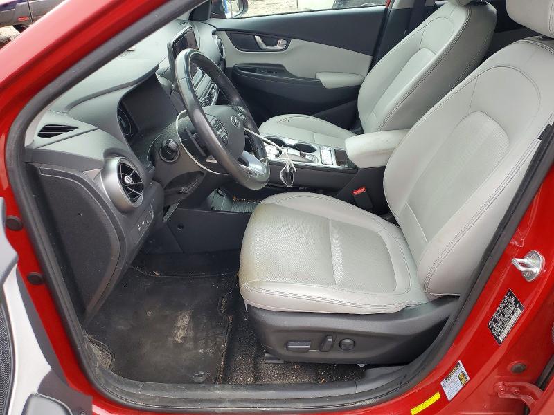 2022 Hyundai VIN KM8K53AG9NU157948 COPART salvage auction — FRONT END, Salvage Title, sold $3,900 on 2026-07-23 (photo 7)
