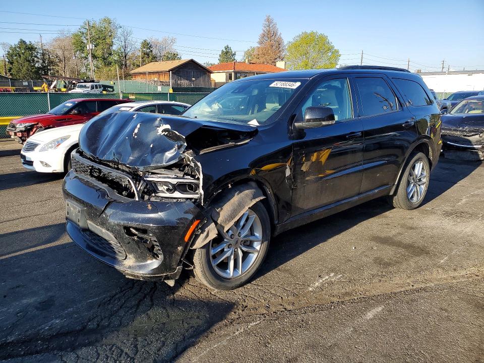2023 Dodge Durango VIN 1C4RDJDG1PC691508 COPART salvage auction — FRONT END, Co - Public - Salvage Title, sold $14,000 on 2026-07-09 (photo 1)