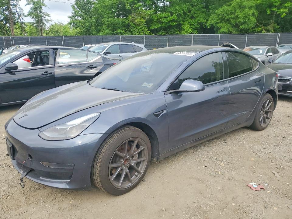 2023 Tesla Model 3 VIN 5YJ3E1EA0PF639383 COPART salvage auction — SIDE, Md - Cert Of Salvage > 75% Damage, sold $8,700 on 2026-07-02 (photo 1)