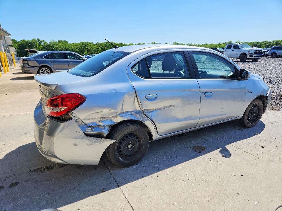 2017 Mitsubishi Mirage VIN ML32F4FJ4HHF09106 COPART salvage auction — FRONT END, Salvage Title, sold $425 on 2026-09-08 (photo 3)