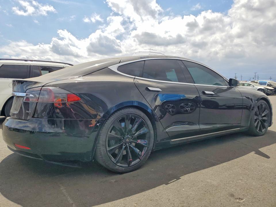 2018 Tesla Model s VIN 5YJSA1E23JF276987 COPART salvage auction — REAR END, Ca - Salvage Certificate, sold $6,300 on 2026-07-08 (photo 3)