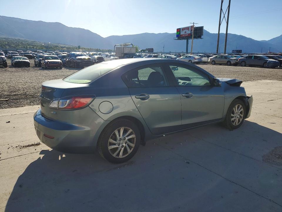 2012 Mazda 3 VIN JM1BL1V88C1693371 COPART salvage auction — FRONT END, Ut - Salvage Certificate, sold $350 on 2026-07-27 (photo 3)