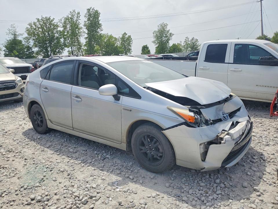 2012 Toyota Prius VIN JTDKN3DU0C5379341 COPART salvage auction — FRONT END, Salvage Title, sold $1,200 on 2026-07-09 (photo 4)