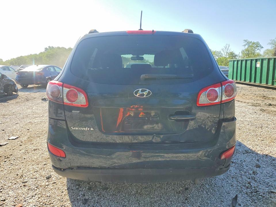 2012 Hyundai Santa fe VIN 5XYZG3AB9CG169209 COPART salvage auction — REAR END, Id - Salvage Certificate Of Title, sold $125 on 2026-07-21 (photo 6)