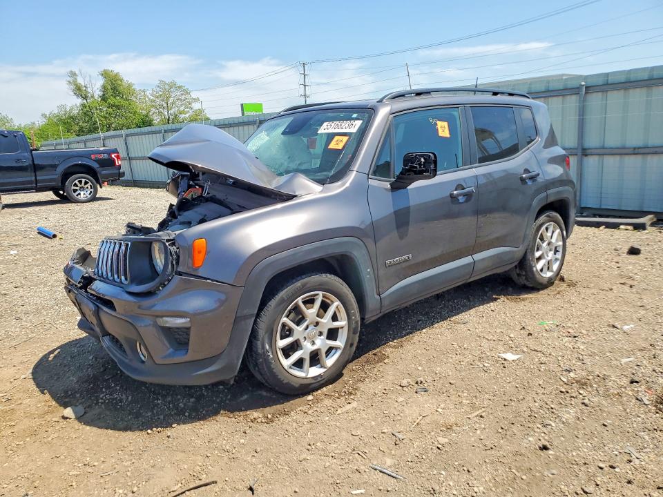 2021 Jeep Renegade VIN ZACNJCBBXMPM28500 COPART salvage auction — FRONT END, Il - Salvage Certificate, sold $525 on 2026-07-29 (photo 1)