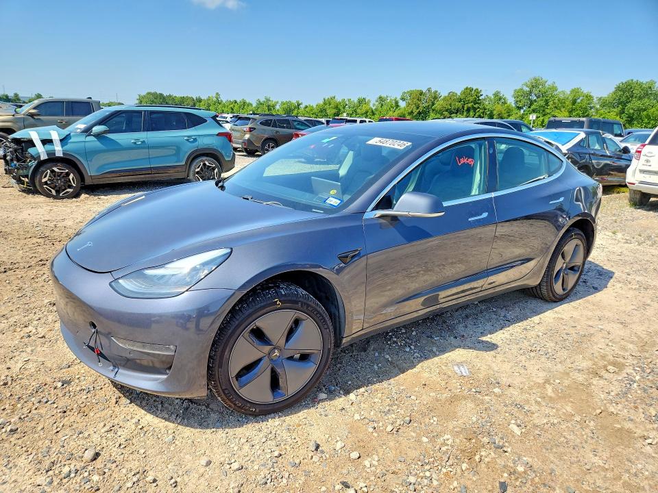 2020 Tesla VIN 5YJ3E1EB2LF534797 COPART salvage auction — WATER/FLOOD, Tx - Salvage Title-Flood Damage, sold $5,100 on 2026-07-07 (photo 1)