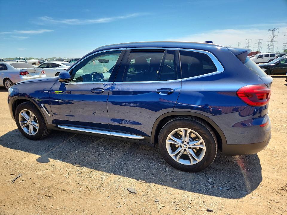 2021 BMW X3 VIN 5UXTY5C02M9E87106 COPART salvage auction — SIDE, Il - Salvage Certificate, sold $11,400 on 2026-07-09 (photo 2)