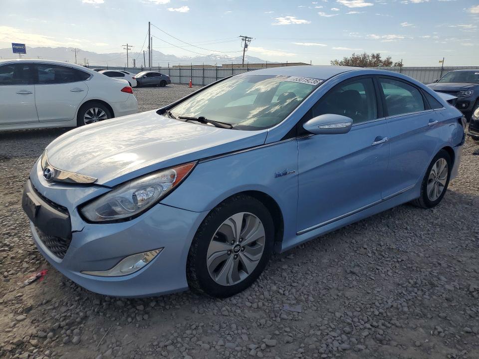 2013 Hyundai Sonata VIN KMHEC4A41DA099283 COPART salvage auction — REAR END, Ut - Salvage Certificate, sold $1,850 on 2026-07-17 (photo 1)