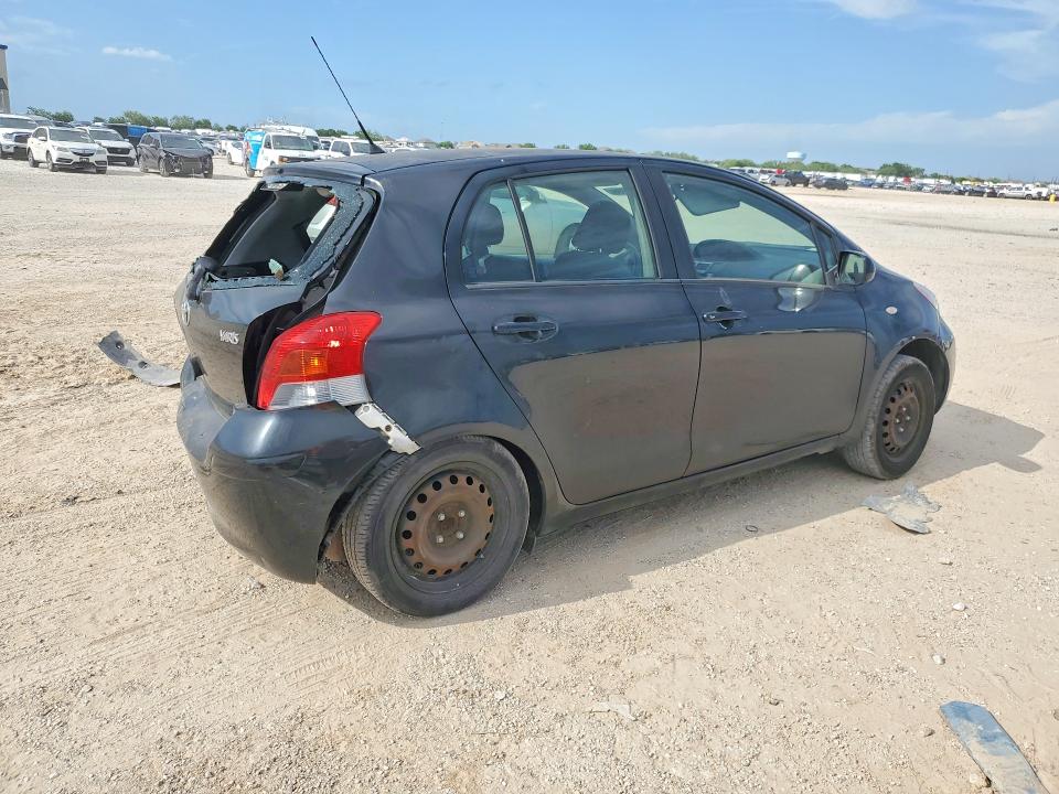 2011 Toyota Yaris VIN JTDKT4K30B5330516 COPART salvage auction — REAR END, Tx - Salvage Vehicle Title, sold $1,000 on 2026-07-16 (photo 3)