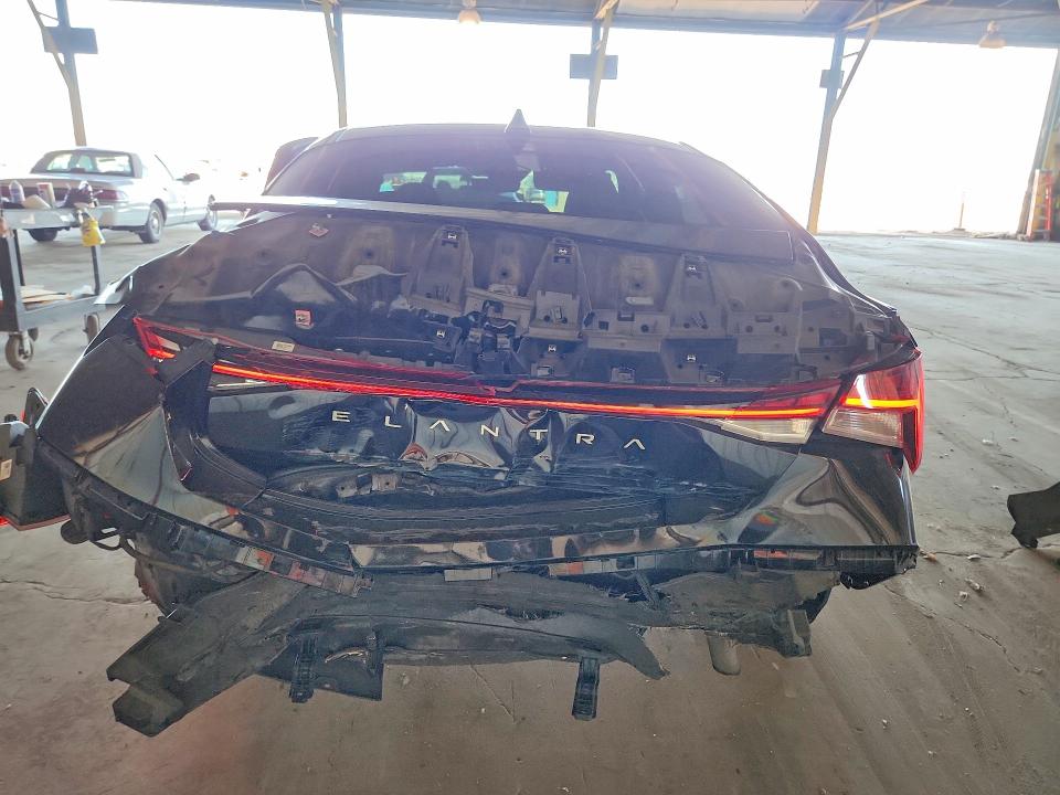 2024 Hyundai VIN KMHLS4DG9RU794956 COPART salvage auction — REAR END, Az - Cert Of Title - Salvage, sold $2,850 on 2026-07-06 (photo 6)