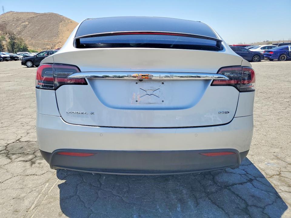 2017 Tesla Model x VIN 5YJXCBE22HF055168 COPART salvage auction — FRONT END, Ca - Salvage Certificate, sold $4,300 on 2026-07-16 (photo 6)