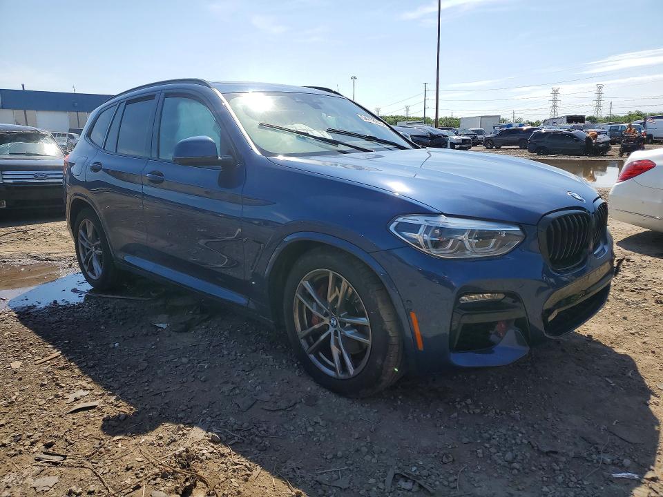 2021 BMW X3 VIN 5UXTY9C06M9F80038 COPART salvage auction — FRONT END, Mi - Certificate Of Title, sold $13,700 on 2026-07-17 (photo 4)