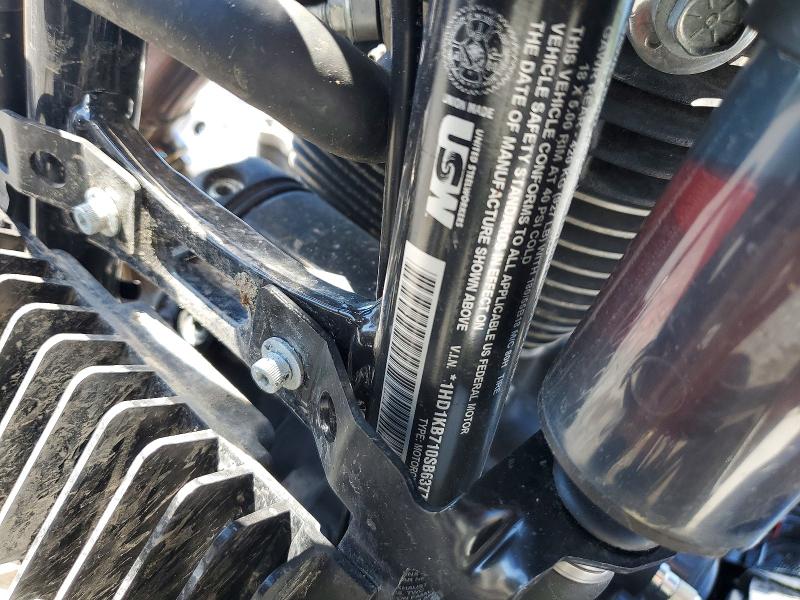 2025 Harley-davidson Flhx VIN 1HD1KB710SB637761 COPART salvage auction — ALL OVER, Pa - Certificate Of Salvage, sold $4,150 on 2026-07-02 (photo 8)
