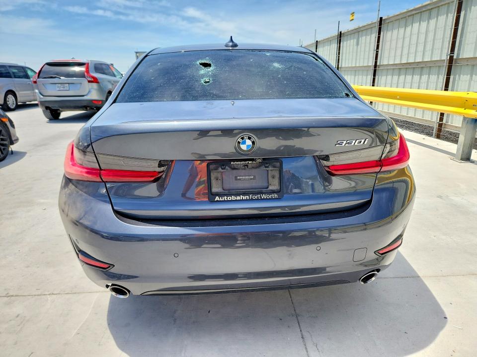 2021 BMW 3 series VIN 3MW5R1J08M8B53203 COPART salvage auction — HAIL, Tx - Certificate Of Title, sold $5,700 on 2026-08-18 (photo 6)
