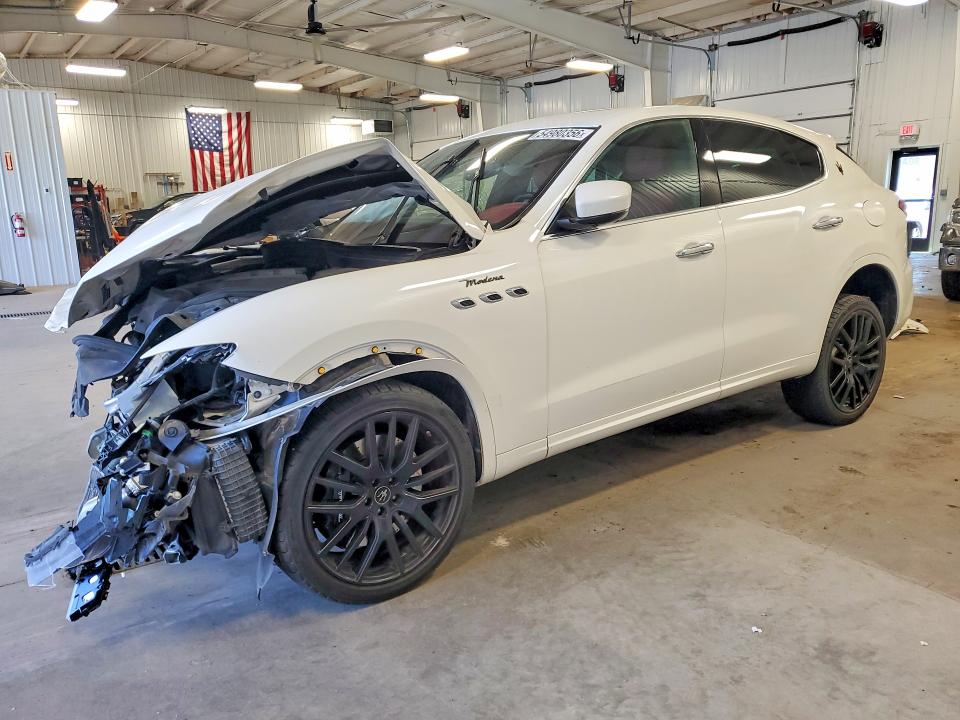 2022 Maserati VIN ZN661YUM6NX402749 COPART salvage auction — FRONT END, Mn - Cert Of Title-Salvage, sold $3,200 on 2026-07-09 (photo 1)