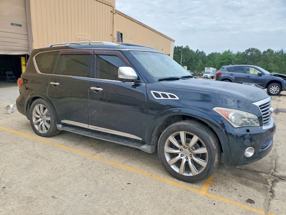 2012 Infiniti Qx56 VIN JN8AZ2NC5C9316720 COPART salvage auction — REAR END, Sc - Cert Of Title-Salvage, sold $3,100 on 2026-07-24 (photo 4)